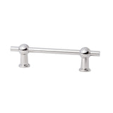 Polished Nickel "Elodie" T-Knob and Drawer Pull - Forge Hardware Studio