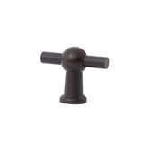 Oil Rubbed Bronze "Elodie" T-Knob and Drawer Pull - Forge Hardware Studio