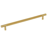 Knurled Satin Brass "Texture No. 3" Drawer Pulls and Knobs - Forge Hardware Studio