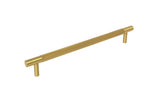 Knurled Satin Brass "Texture No. 3" Drawer Pulls and Knobs - Forge Hardware Studio