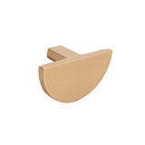 Champagne Bronze "Arlow" Half-Moon Drawer Pull - Forge Hardware Studio