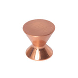 Brushed Copper "Core" Drawer Pulls and Knob - Forge Hardware Studio