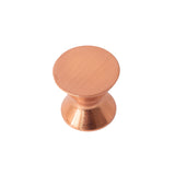 Brushed Copper "Core" Drawer Pulls and Knob - Forge Hardware Studio