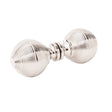 Glass Shower "Beehive" Round Polished Nickel Back to Back Door Knob - Forge Hardware Studio