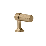 Knurled Champagne Bronze "Transitional" Cabinet Knobs and Drawer Pulls - Forge Hardware Studio