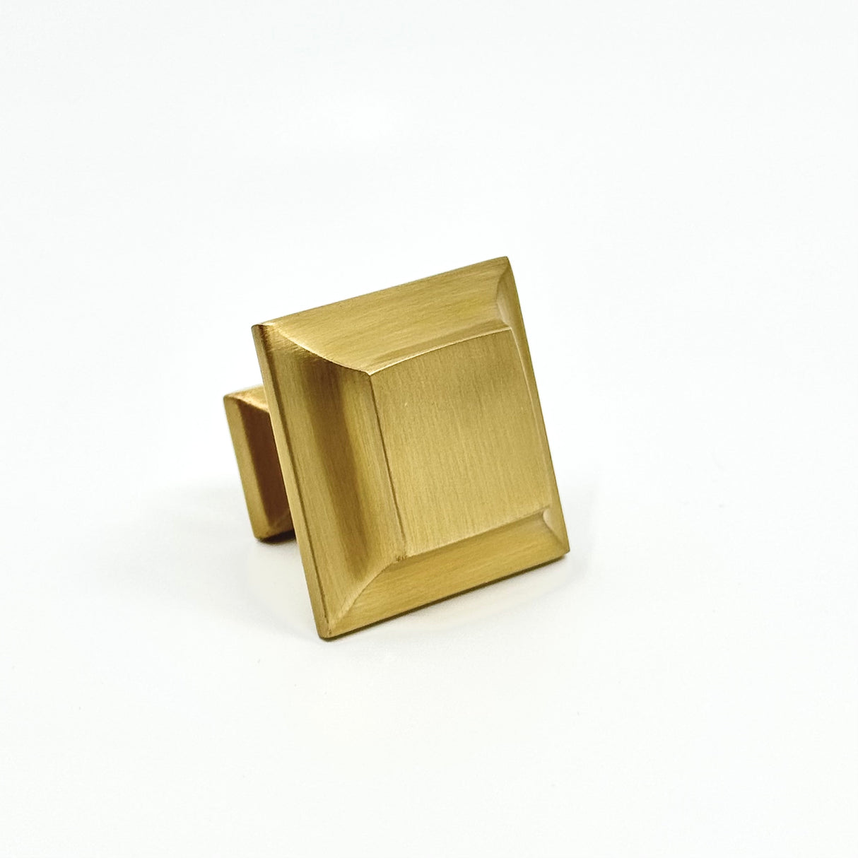 Satin Brass "Kensington" Mission Style Cabinet Hardware - Forge Hardware Studio