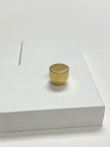 Unlacquered Polished Brass "Little Cup" Cabinet Knob - Forge Hardware Studio