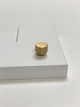 Unlacquered Brushed Brass "Little Cup" Cabinet Knob - Forge Hardware Studio