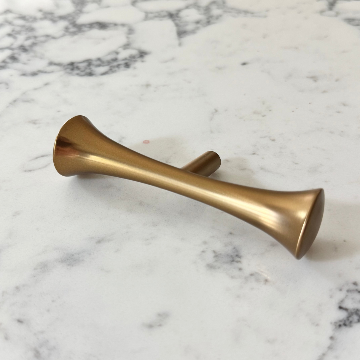 Champagne Bronze "Century" MCM 01 Drawer Pull - Forge Hardware Studio
