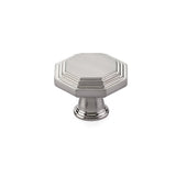 Satin Nickel "Elite Geometric" Cabinet Knobs and Drawer Pulls - Forge Hardware Studio
