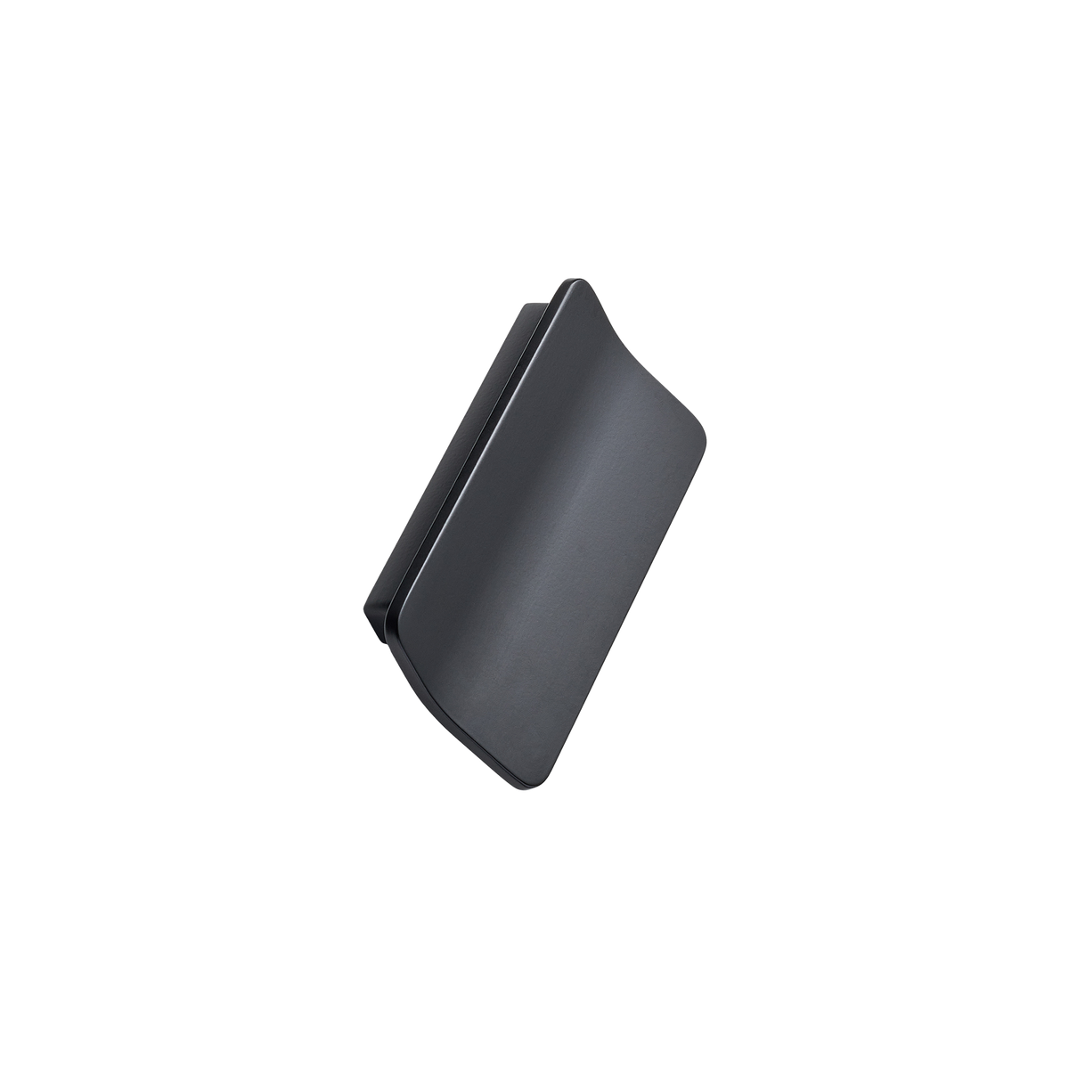 Matte Black "Leaf" Tab Drawer Pulls - Forge Hardware Studio