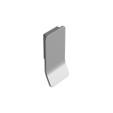 Satin Steel "Leaf" Tab Drawer Pulls - Forge Hardware Studio