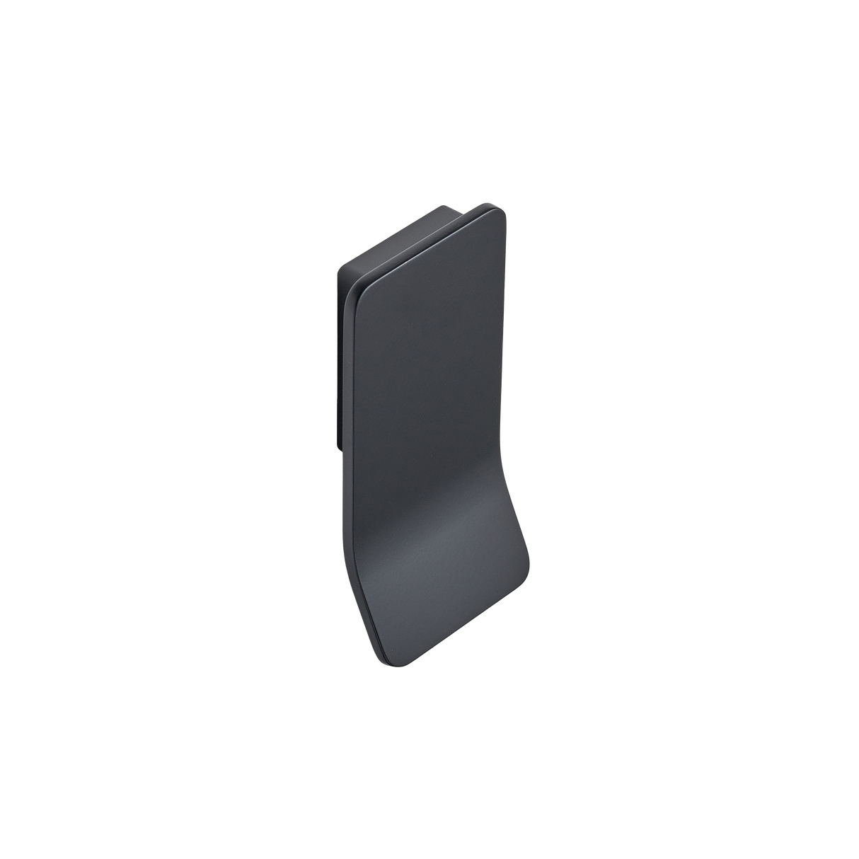 Matte Black "Leaf" Tab Drawer Pulls - Forge Hardware Studio