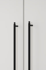 Matte Black "Manor" Knurled Cabinet Knobs and Drawer Pulls - Euro • Knobs