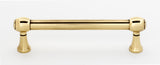 Aged Polished Brass "Solace" Cabinet Knobs and Drawer Pulls - Forge Hardware Studio