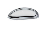 Polished Chrome "Heritage" Cabinet Knobs and Cup Pulls - Forge Hardware Studio