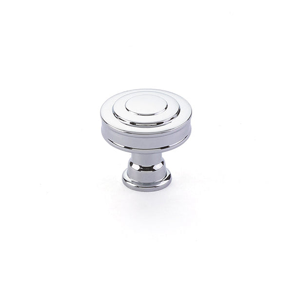 Polished Chrome "Elite Geometric" Cabinet Knobs and Drawer Pulls - Forge Hardware Studio