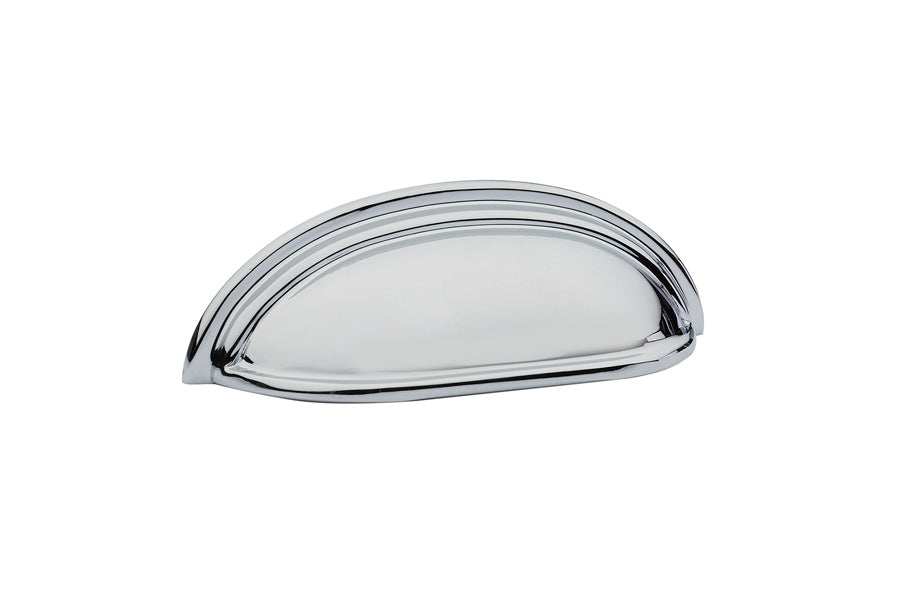 Polished Chrome "Heritage" Cabinet Knobs and Cup Pulls - Forge Hardware Studio