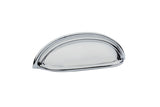 Polished Chrome "Heritage" Cabinet Knobs and Cup Pulls - Forge Hardware Studio