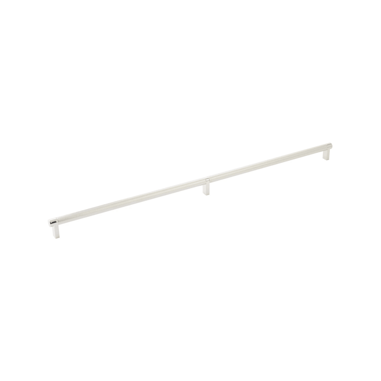 Knurled Polished Nickel Cabinet Knobs and Drawer Pulls - Forge Hardware Studio