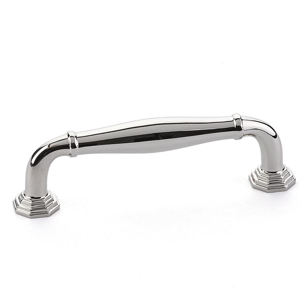 Polished Nickel "Elite Geometric" Cabinet Knobs and Drawer Pulls - Forge Hardware Studio