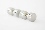 Glass Shower "Double Cup" Round Polished Nickel Back to Back Door Knob - Forge Hardware Studio