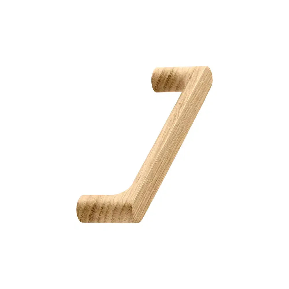 Lacquered Oak Wood "Pinta" Cabinet Knob and Drawer Pulls - Forge Hardware Studio