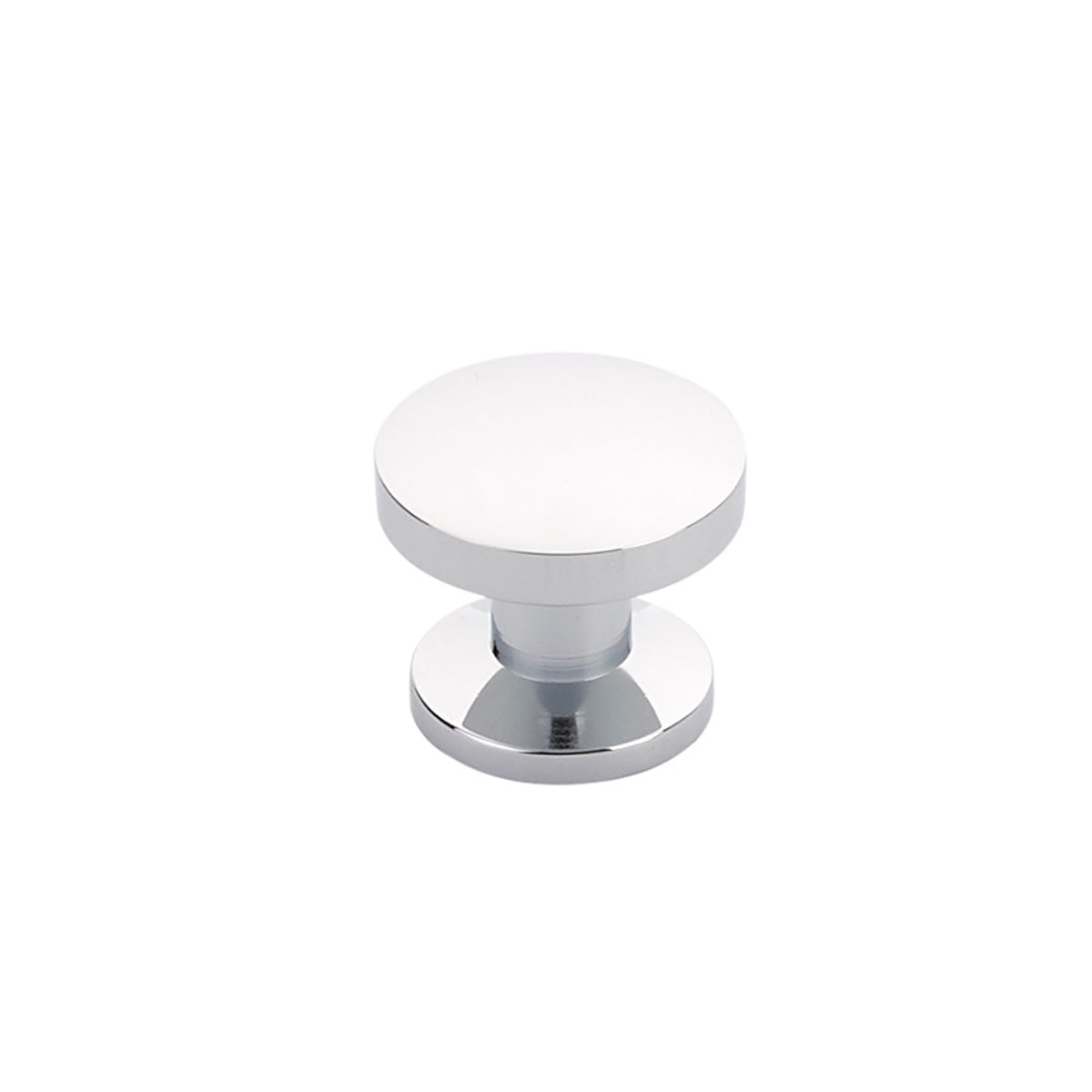 Polished Chrome "Milli" Square Cabinet Knobs and Drawer Pulls - Forge Hardware Studio