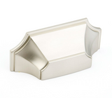 Satin Nickel "Regal" Cabinet Knobs and Drawer Pull - Forge Hardware Studio