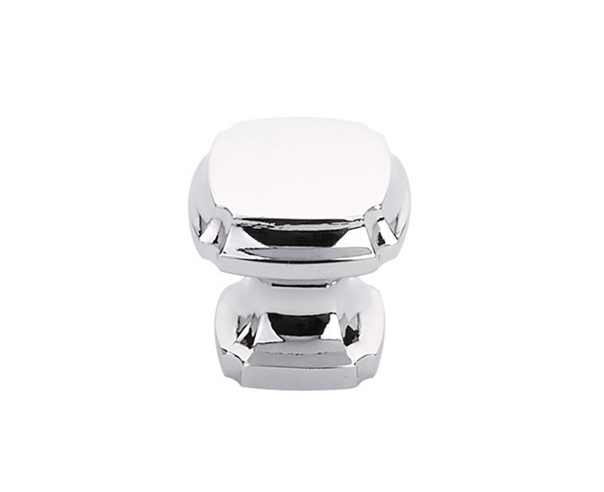 Polished Chrome "Regal" Cabinet Knobs and Drawer Pulls - Forge Hardware Studio
