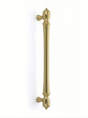 Unlacquered Polished Brass "Heritage" Appliance Pull- Kitchen Appliance Handles - Forge Hardware Studio