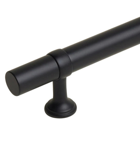 Matte Black "Contemporary" Glass Shower Door Handles - Back to Back Pulls - Forge Hardware Studio