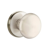 Transitional Satin Nickel "Heritage" Round Door Knob - Forge Hardware Studio