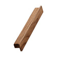 Lacquered Walnut Wood "Shelter" Drawer Pulls - Forge Hardware Studio