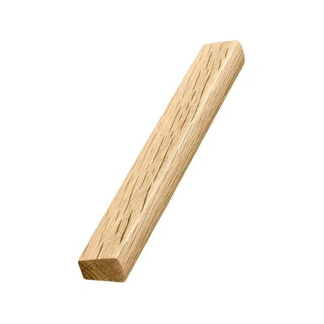 Lacquered Oak Wood "Trim" Straight Drawer Pulls - Euro • Knobs