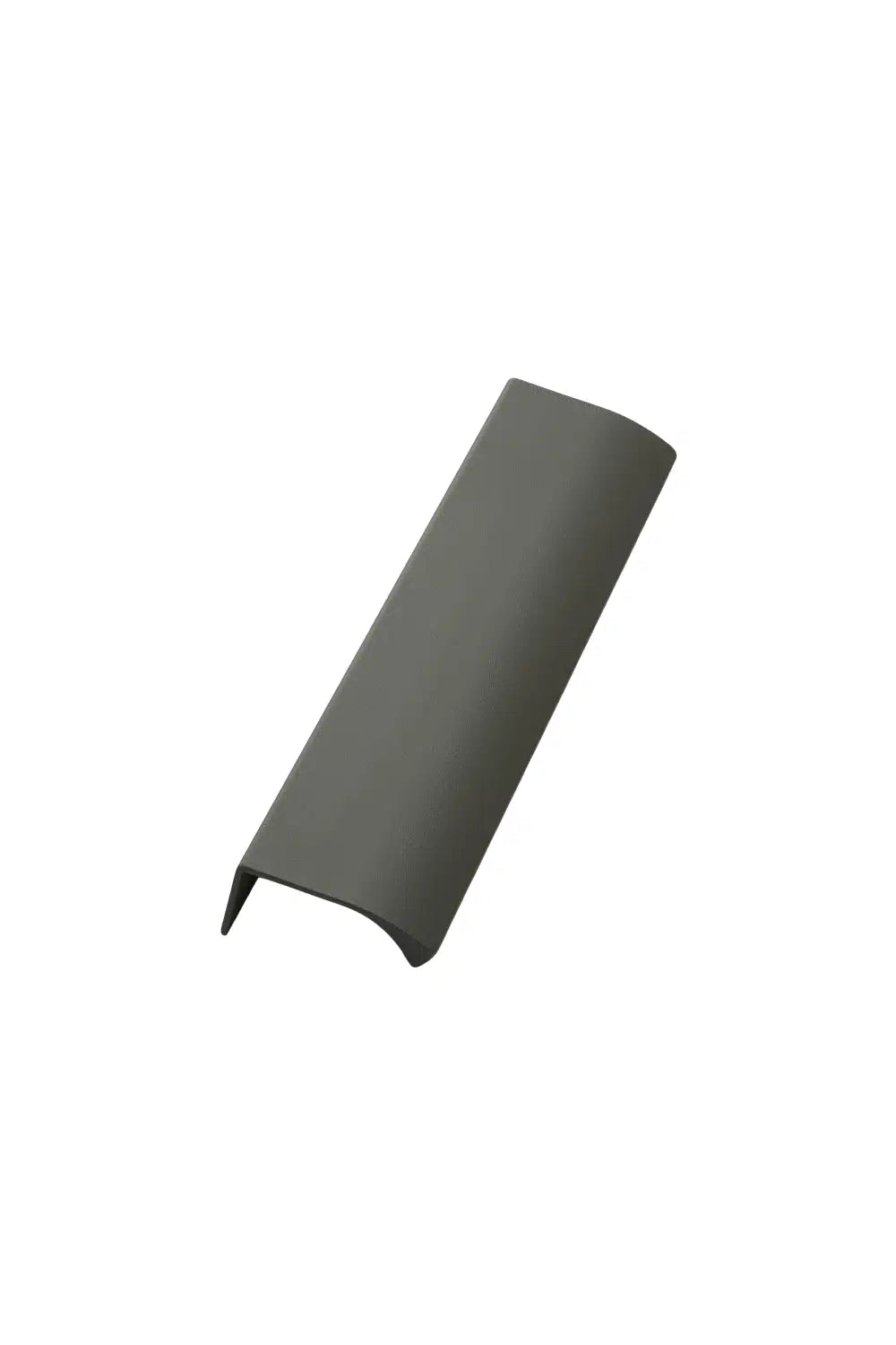 Taupe Textured "Edge Straight" Tab Drawer Pulls - Forge Hardware Studio