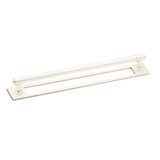 Polished Nickel Industrial Modern Pulls and Knob with Backplate - Forge Hardware Studio