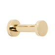Polished Brass "Post" Hook - Forge Hardware Studio