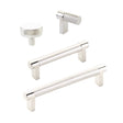 Knurled Polished Nickel Cabinet Knobs and Drawer Pulls - Forge Hardware Studio