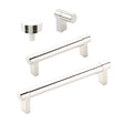Smooth Polished Nickel Cabinet Knobs and Drawer Pulls - Forge Hardware Studio