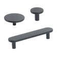 Matte Black "Arlow" Drawer Pulls and Cabinet Knobs - Forge Hardware Studio