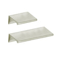 Polished Nickel "Graham" Tab Drawer Pull - Forge Hardware Studio