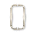 Polished Nickel "Kensington" Glass Shower Door Handle - Forge Hardware Studio