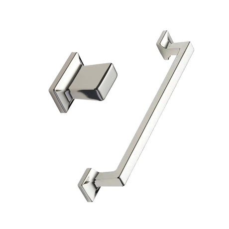 Polished Nickel "Heirloom" Knob and Drawer Pulls - Forge Hardware Studio