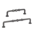 Pewter "Heritage" Cabinet Drawer Pulls - Kitchen Drawer Handles - Forge Hardware Studio