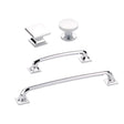 Polished Chrome "Milli" Square Cabinet Knobs and Drawer Pulls - Forge Hardware Studio