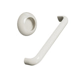 Ivory White "Vibe" Cup Knob and Drawer Pull - Forge Hardware Studio