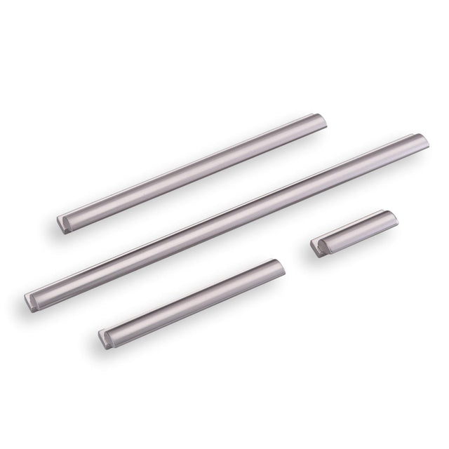 Lew's Finger Cabinet Knobs and Pulls in Brushed Nickel - Forge Hardware Studio
