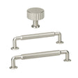 Brushed Nickel "Canopy" Cabinet Knob and Drawer Pulls - Forge Hardware Studio