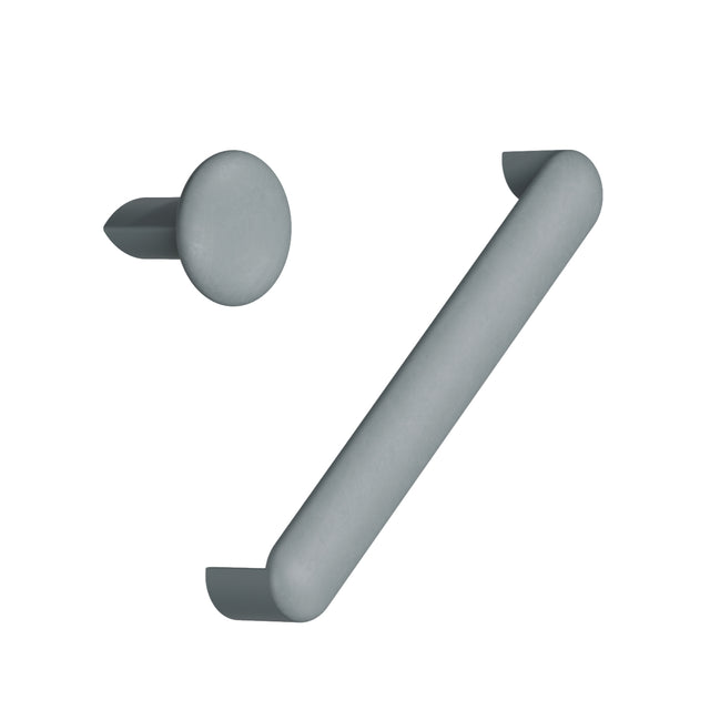 Greige "Volumi" Cabinet Knob and Drawer Pull - Forge Hardware Studio